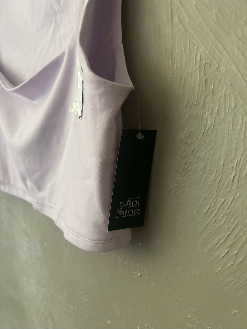 wild fable Lavender Square-Neck Crop Top & Skort Set - Picture 7 of 7